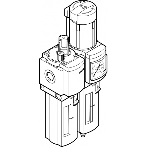 Блок подготовки воздуха, комбинация Festo MSB4-1/4-FRC5:J1M1-Z