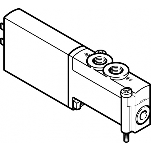 Распределитель с электромагнитным управлением Festo MHP2-MS1H-5/2-M5