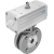 Шаровой кран с приводом Festo VZBC-15-FF-40-22-F0304-V4V4T-PP15-R-90-C Ру40 Ду15 (PN40 DN15)