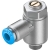 Дроссель с обратным клапаном Festo GRLA-1/8-QS-6-MF-D