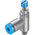 Дроссель с обратным клапаном Festo GRLA-M5-QS-4-RS-D