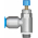 Дроссель с обратным клапаном Festo GRLA-1/4-QS-10-RS-D
