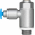 Дроссель с обратным клапаном Festo GRLA-1/8-QS-3-D
