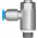 Дроссель с обратным клапаном Festo GRLA-1/8-QS-4-D