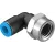 Штуцер цанговый угловой с внутренней резьбой Festo QSLF-3/8-8-B