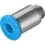 Штуцер цанговый с внутренним шестигранником Festo QSM-M5-4-I