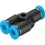 Тройник цанговый прямой Festo QSMY-4
