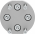 Адаптерная плита для параллельного захвата Festo DHAA-G-R3-25-B8-20