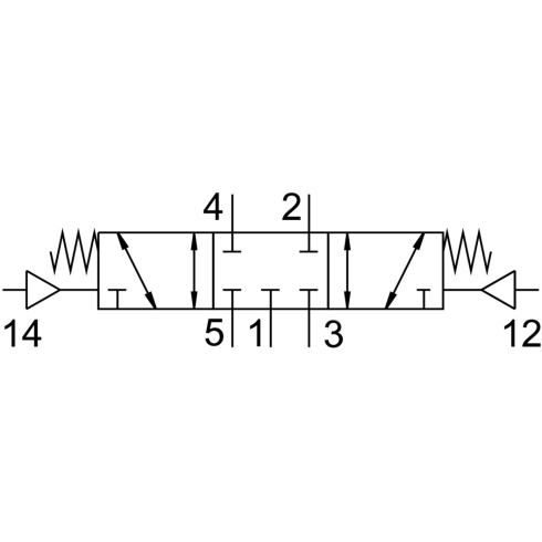 Распределитель с пневматическим управлением Naval Pneumatics VUWS-L18-P53C-M-M5