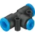 Тройник цанговый переходной Festo QSMT-6-4