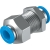 Муфта цанговая для панельного монтажа прямая Festo QSS-8-F