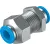 Муфта цанговая для панельного монтажа прямая Festo QSS-8-F
