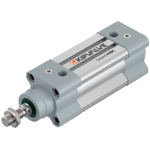 Стандартный пневмоцилиндр KIPVALVE KVBC-50-50-DA-PPV
