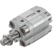 Компактный пневмоцилиндр KIPVALVE KVVU-16-10-DA-P
