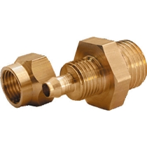 Штуцер с накидной гайкой KIPVALVE KN-G3/8-10 [M01]