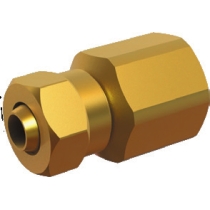 Штуцер с накидной гайкой и внутренней резьбой KIPVALVE KNF-G1/2-10 [M01]