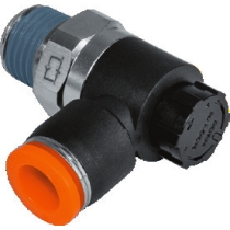 Дроссель с обратным клапаном KIPVALVE KSLA-1/2-12-P [M01]
