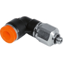 Штуцер цанговый угловой вращаемый KIPVALVE KSLR-M5-4 [M01]