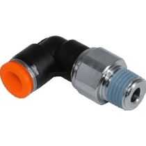 Штуцер цанговый угловой вращаемый KIPVALVE KSLR-1/2-8 [M01]