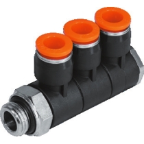 Коллектор цанговый KIPVALVE KSLV3-G1/8-6 [M01]