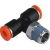 Тройник цанговый KIPVALVE KSMT-1/8-4 [M01]