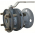Кран шаровой межфланцевый с доборной вставкой под задвижку LD СТРИЖ Ру16 Ду80 080.016.02.Zn (PN16 DN80)