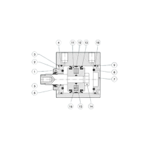 Набор уплотнений PUR SSCY 50 мм Metalwork  0090500005