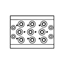 Многоместная плита Metalwork CVM-18-10 0223001001