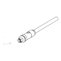 Разъём M12x1 D-код Metalwork  0240005095