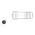 Разъём M12x1 Metalwork  0240009055