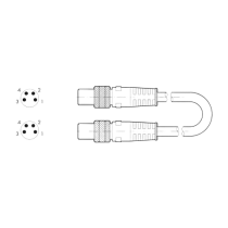 Разъём M8x1 Metalwork  0240010201