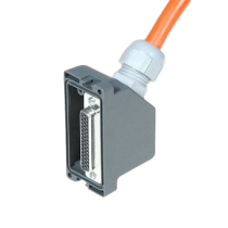 Разъём Sub-D 44-пин с крышкой для модуля I/O с кабелем 5 м Metalwork  0226950500