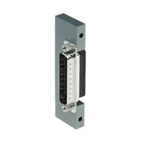 Панель разъёма Sub-D 25-пин с осевым подключением Metalwork  0226180001