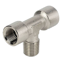 Тройник T-образный с внутр.-нар. резьбой осевой G3/8-R3/8 Metalwork A12 3/8 - 3/8 2112003