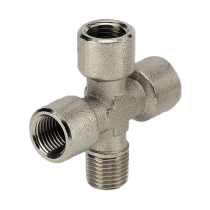 Крестовина X-образная с нар./внутр. резьбой G1/4-R1/4 Metalwork A20 1/4 - 1/4 2120002