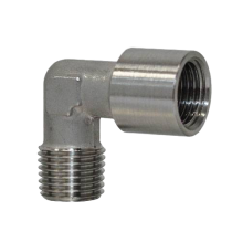 Соединитель угловой с внутр.-нар. резьбой G3/8, нержавеющий Metalwork XA10 3/8-3/8 2110003X