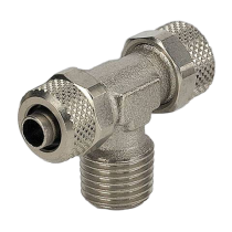 Тройник T-образный с нар. резьбой осевой с накидной гайкой R1/2-15/12.5 мм Metalwork С7 15/12.5 1/2 2307016