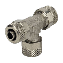 Тройник T-образный с накидной гайкой 12/10 мм Metalwork C9 12/10 2309004