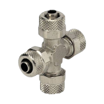 Крестовина X-образная с накидной гайкой 8/6 мм Metalwork С11 8/6 2311002