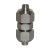 Соединитель прямой с накидной гайкой 6/4 мм, нержавеющий Metalwork XC3 Ø6/4 2303001X