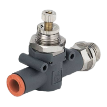 Дроссель с обратным клапаном, G3/8-8 мм Metalwork RFL L U Ø8-3/8 9041512