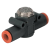 Клапан быстрого выхлопа Metalwork VSR L Ø4-Ø4-SIL 9063101
