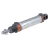 Круглый пневмоцилиндр Metalwork  1124250060CP