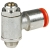 Дроссель с обратным клапаном Metalwork MRF O M C 12 1/2