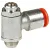 Дроссель без обратного клапана Metalwork MRF O M B 6 M5