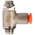 Дроссель с обратным клапаном Metalwork MRF N M V 8 1/4