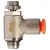 Дроссель без обратного клапана Metalwork MRF N M B 6 M5