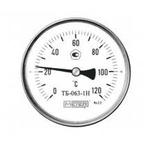 Термометр биметаллический общетехнический накладной МЕТЕР ТБ-1Н-63-0...200-2,5