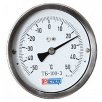 Термометр биметаллический МЕТЕР ТБ-3-63-0...160-100-2,5-1