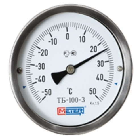 Термометр биметаллический МЕТЕР ТБ-3-63-0...60-200-2,5-0